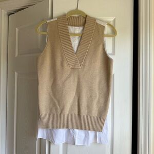 NAADAM Sweater Vest Shirt Size Small NWOT